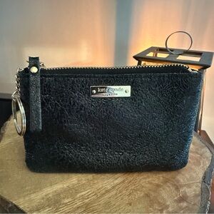 Kate Spade Black Textured Pouch